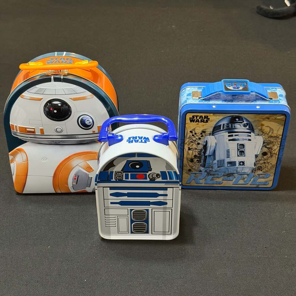 Star Wars R2-D2 Tin Box Company Square Metal Lunch Box